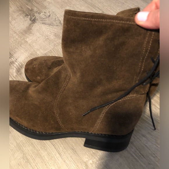 Brown Suade Boots - Picture 3 of 8